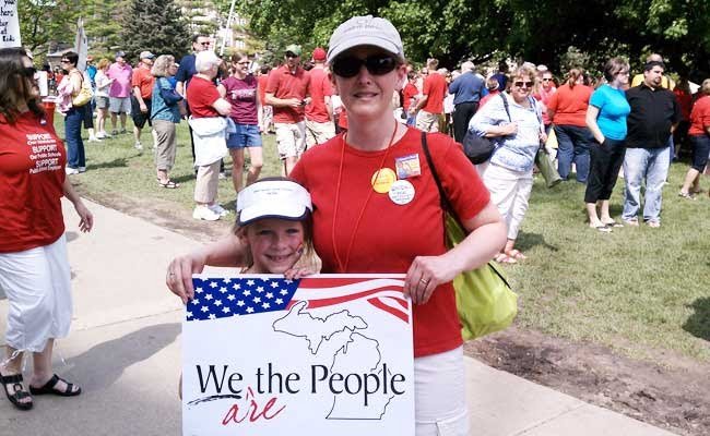 Michigan Tea Party Supports “Right to Work”