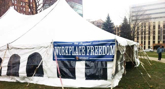 Tea Party Helps Cram Through Michigan Anti-Union “Right to Work” Law